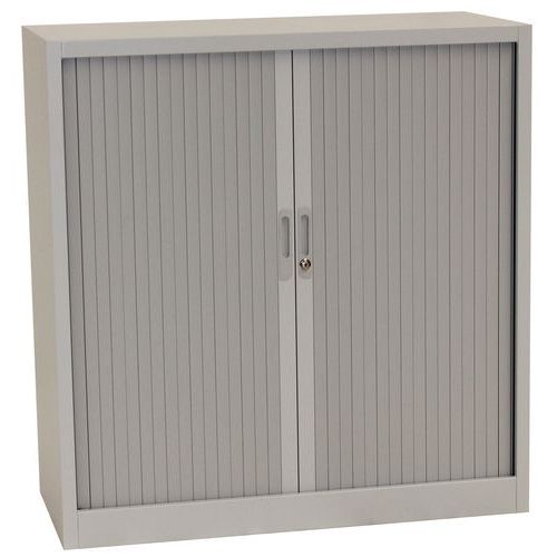 Fém irattároló szekrények rolóval, 2 polc, 105 x 100 x 45,7 cm Fém irattároló szekrények rolóval, 2 polc, 105 x 100 x 45,7 cm