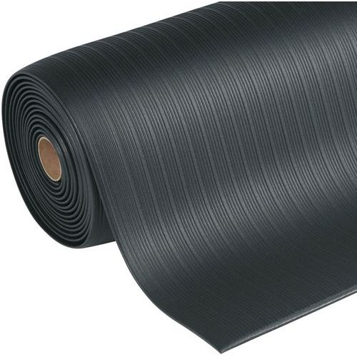 Airug fáradásgátló szőnyegek, fekete, 60 cm szélességben