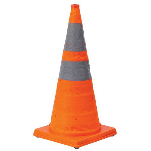 Összecsukható forgalmi kúp Emanuel, magassága 72 cm