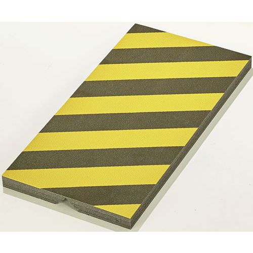 Mottez védőszőnyeg, 50 x 25 x 2,5 cm, fekete/sárga, variálható Mottez védőszőnyeg, 50 x 25 x 2,5 cm, fekete/sárga, variálható