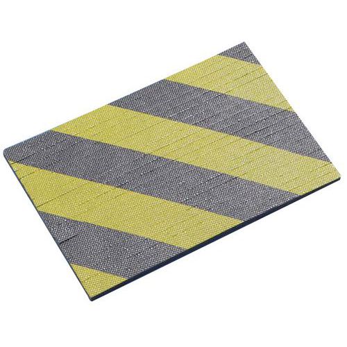 Mottez védőszőnyeg, 30 x 20 x 2,5 cm, fekete/sárga Mottez védőszőnyeg, 30 x 20 x 2,5 cm, fekete/sárga