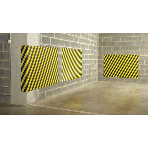 Mottez védőszőnyeg, 150 x 100 x 1 cm, fekete/sárga Mottez védőszőnyeg, 150 x 100 x 1 cm, fekete/sárga
