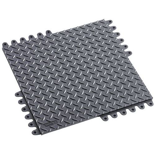 De-Flex rakodópadló, 450 x 450 x19 mm, nitril, fekete De-Flex rakodópadló, 450 x 450 x19 mm, nitril, fekete