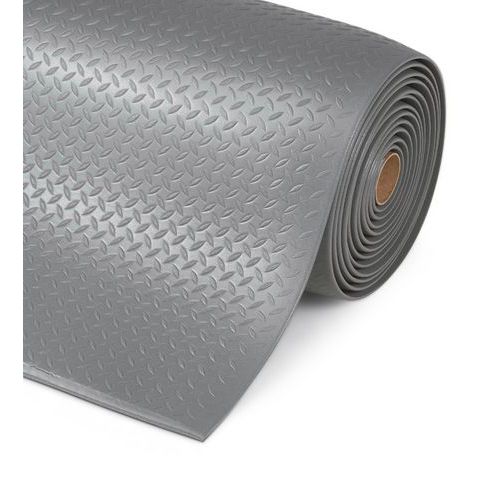 Sof-Tred™ fáradásgátló ipari szőnyegek gyémánt bevonattal, szürke, szélesség 122 cm