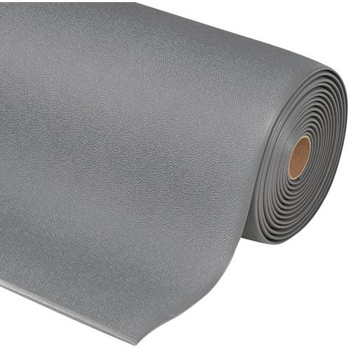 Antisztatikus habszivacs szőnyeg Cushion Stat™, szürke, 91 x 100 cm