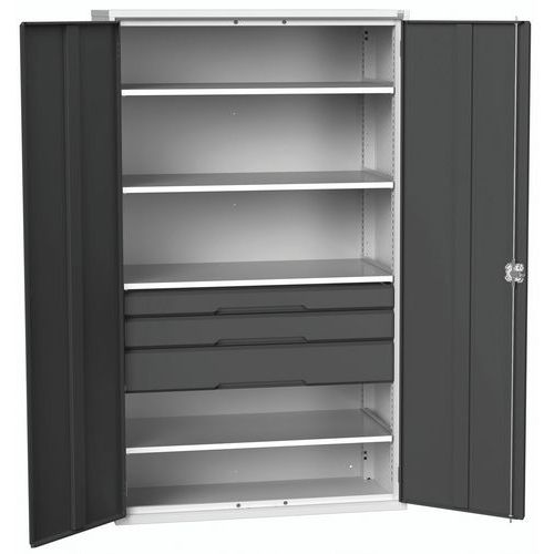 Bott Verso fiókos műhelyszekrények, magasság 200 cm