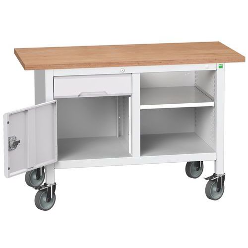 Bott Verso Storage mobil műhelyasztalok, multiplex, szélesség 125 cm