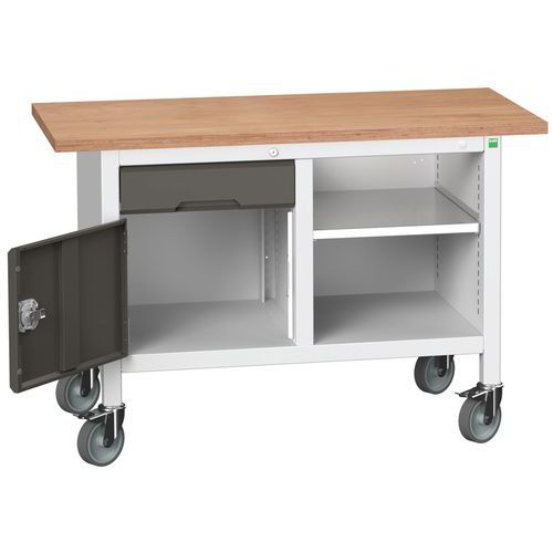 Bott Verso Storage mobil műhelyasztalok, multiplex, szélesség 125 cm