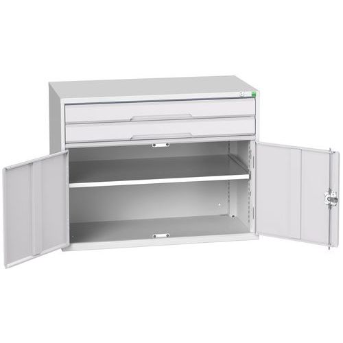 Műhely fiókos szekrények Bott Verso, magasság 80 cm, 2 fiók, 1 szekrény