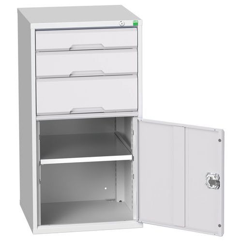 Műhely fiókos szekrények Bott Verso, magasság 100 cm, 3 fiók, 1 szekrény