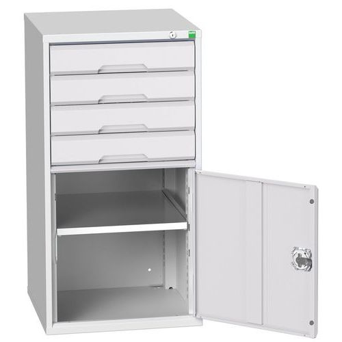Műhely fiókos szekrények Bott Verso, magasság 100 cm, 4 fiók, 1 szekrény