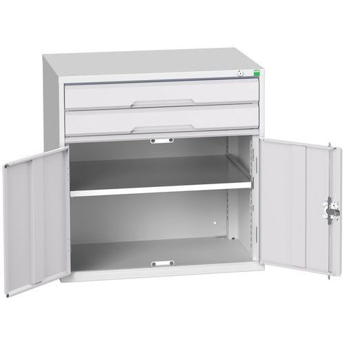 Műhely fiókos szekrények Bott Verso, magasság 80 cm, 2 fiók, 1 szekrény