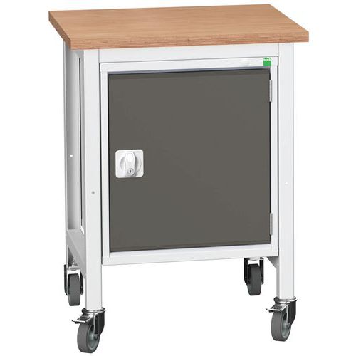Bott Verso Storage mobil műhelyasztalok szekrénnyel, szélesség 70 cm, multiplex/linóleum
