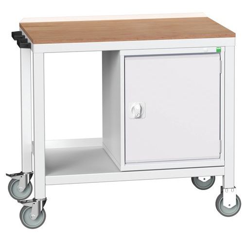 Bott Verso Weld mobil műhelyasztalok szekrénnyel, szélesség 100 cm, multiplex/acél