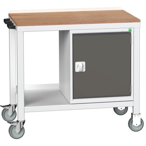 Bott Verso Weld mobil műhelyasztalok szekrénnyel, szélesség 100 cm, multiplex/acél