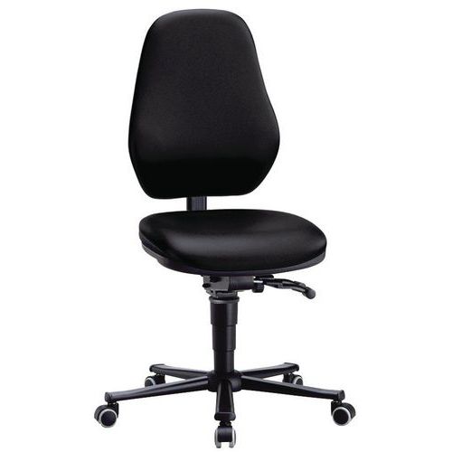 Munkalaboratóriumi székek Bimos Basic 9133, 9134 és 9138 kerekekkel, lábtartó nélkül, fekete