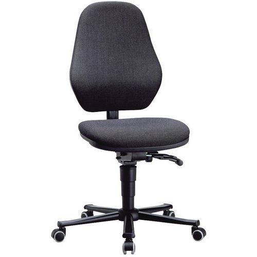 Munkalaboratóriumi székek Bimos Basic 9133, 9134 és 9138 kerekekkel, lábtartó nélkül, fekete