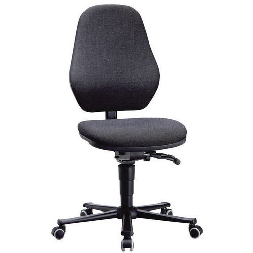 Munkalaboratóriumi székek Bimos Basic 9133, 9134 és 9138 kerekekkel, lábtartó nélkül, fekete