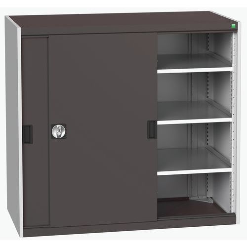 Bott Cubio műhelyszekrények tolóajtókkal, magassága 120 cm