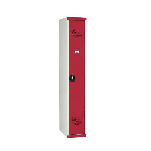 Acial szerelt öltözőszekrények, 1 rekesszel, 300 mm, forgóretesszel Acial szerelt öltözőszekrények, 1 rekesszel, 300 mm, forgóretesszel
