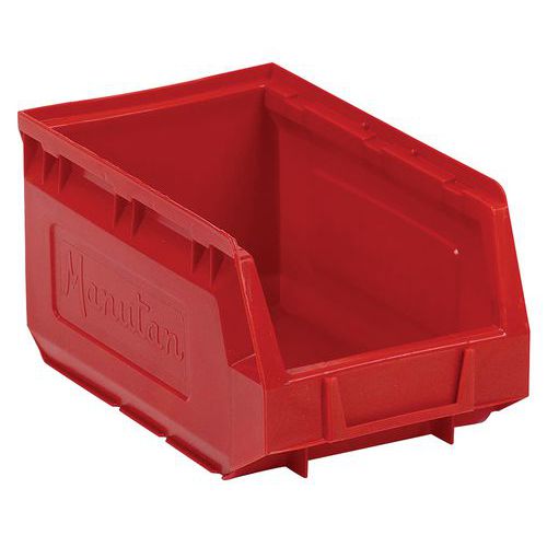 Manutan Expert műanyag dobozok 12,5 x 14,5 x 24 cm