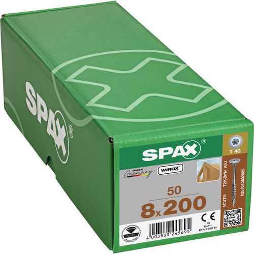 Spax TX laposfejű facsavarok ø 8 mm