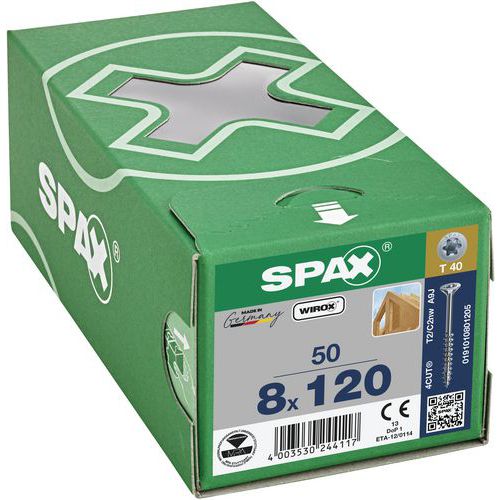 Spax TX süllyesztett fejű facsavarok ø 8 mm