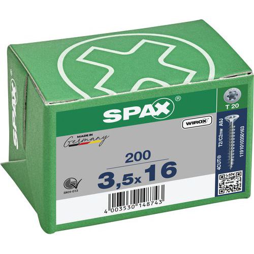 T-Star Plus süllyesztett fejű önmetsző csavarok, 200 db.
