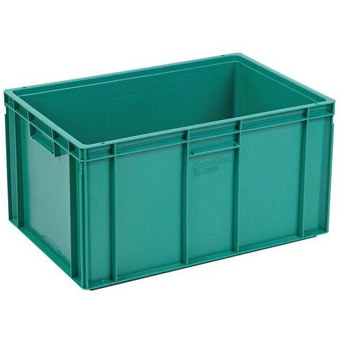 Műanyag Euro ládák Manutan Expert, zöld, 4 - 60 l