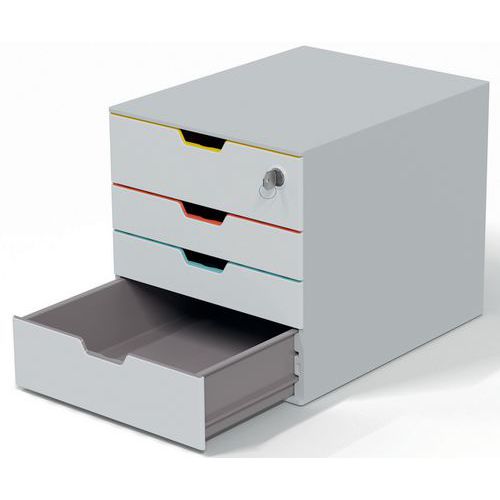 Fiókos modul Durable VARICOLOR® MIX 4 Safe, 4 fiókkal