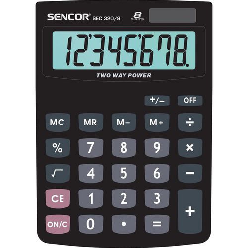 Sencor SEC 320/8 Dual számológép