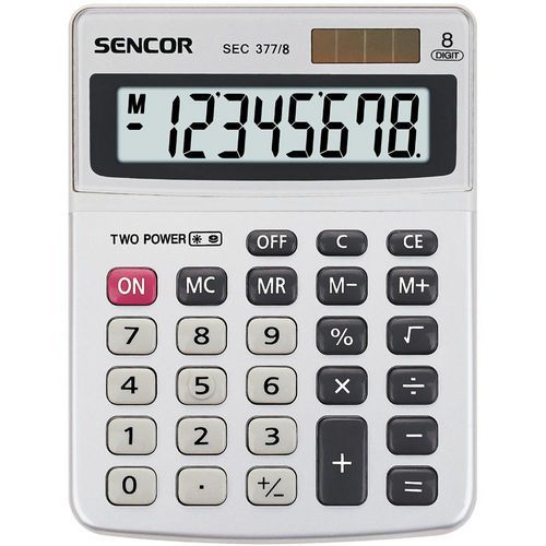 Sencor SEC 377/8 Dual számológép