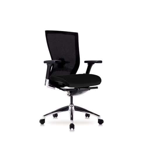 Sidiz Alu irodai szék, fekete