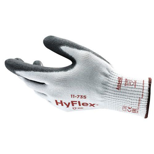 Munka kesztyű Ansell HyFlex® 11-735 félig poliuretánba mártott