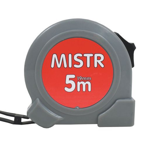 TOPTRADE mérőszalag, „MISTR” (MESTER), egyfékes, 19 mm x 5 m