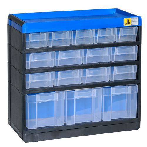 VarioPlus Pro 29/32 műanyag rendszerező, 16 fiókkal VarioPlus Pro 29/32 műanyag rendszerező, 16 fiókkal