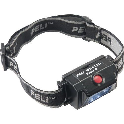 Peli 2610 Atex 0. zóna, LED-es fejlámpa, 28 m hatótávolság