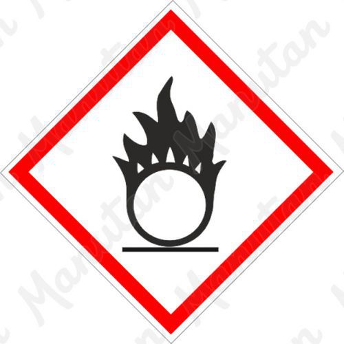 GHS figyelmeztető táblák - Oxidáló 03