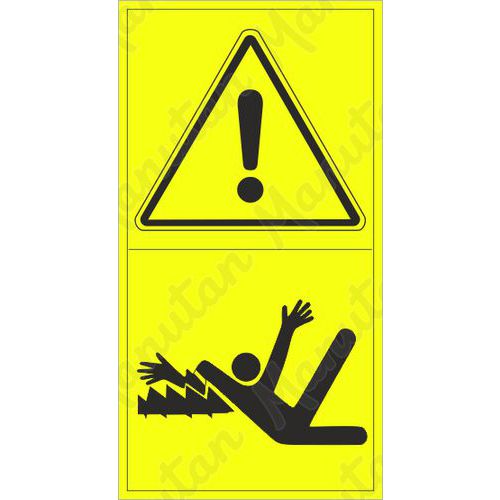 Figyelmeztető táblák - A karok gépbe csavarodásának veszélye
