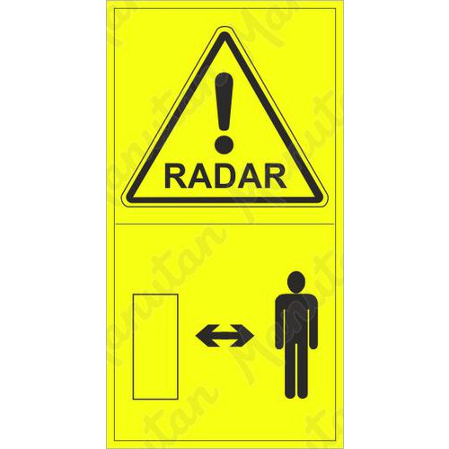 Figyelmeztető táblák - Radar