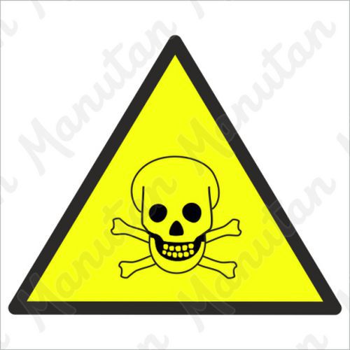 Figyelmeztető táblák - Vigyázat mérgező anyagok