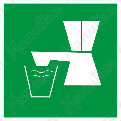 Biztonsági táblák - Ivóvíz