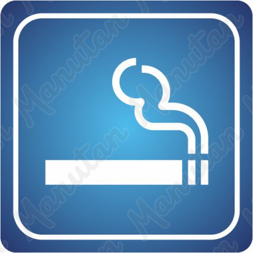 Információs tábla - Dohányzásra kijelölt hely