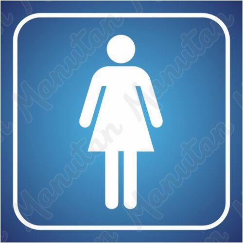 Információs tábla - Női mosdó