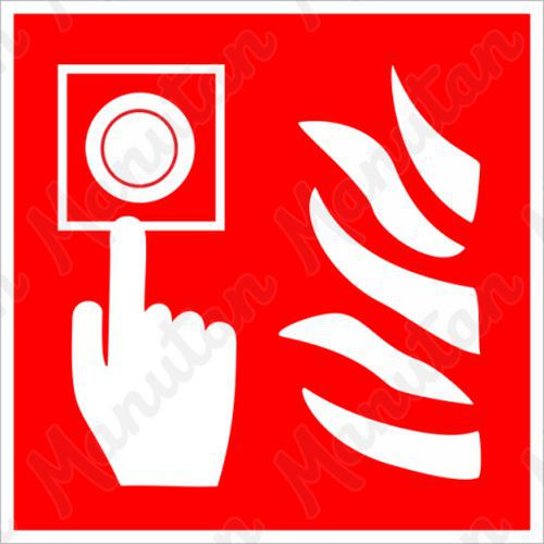 Tűzvédelmi foszforeszkáló biztonsági táblák - Tűzjelző