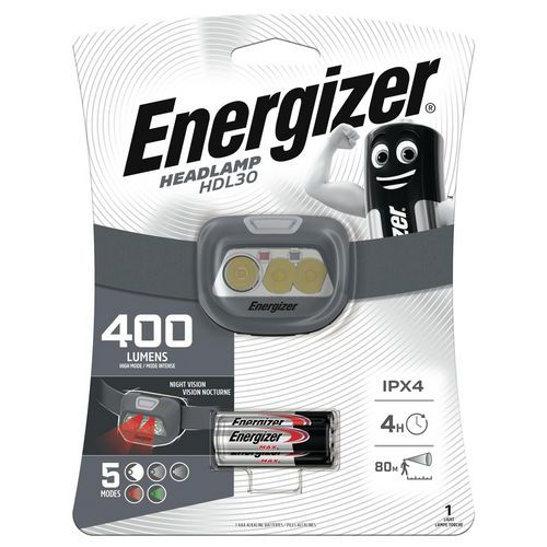 Energizer HDL30 LED fejlámpa, 400 lm