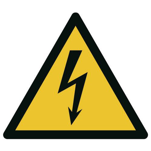 Figyelmeztető táblák - Elektromos feszültség