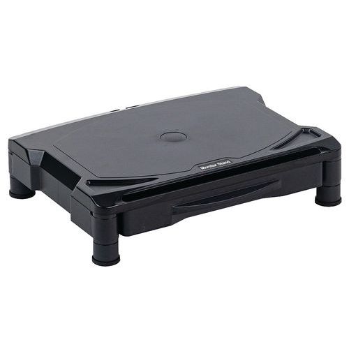 Monitoralátét polccal, teherbírása 18 kg - Manutan Expert Monitoralátét polccal, teherbírása 18 kg - Manutan Expert