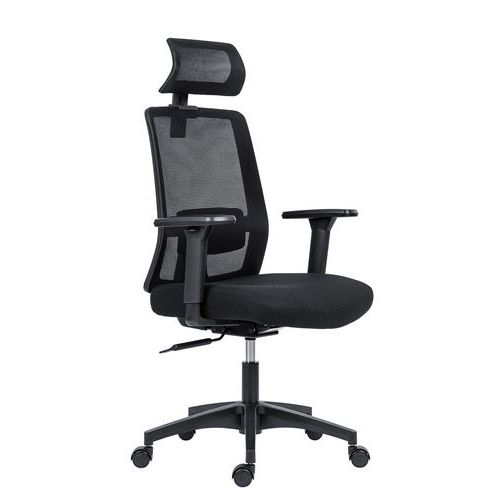 Delfo irodai szék, fekete