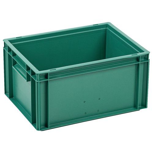 Műanyag Euro ládák Manutan Expert, zöld, 4 - 60 l